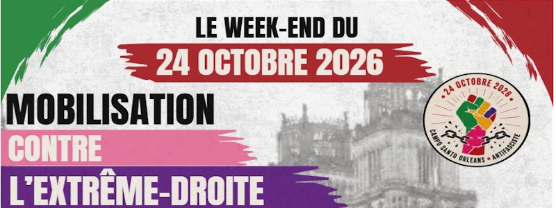 Mobilisation contre l’extrême droite au Campo Santo Orléans